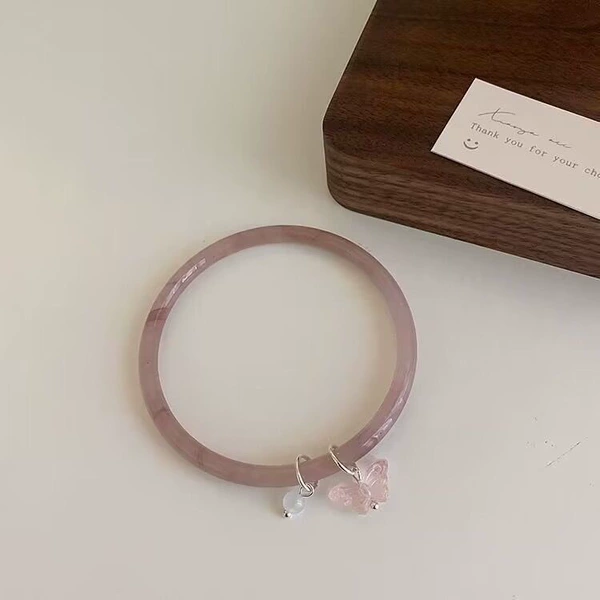 Rose butterfly bracelet