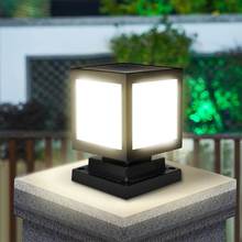 Solar Pillar Light waterproof outdoor garden lights