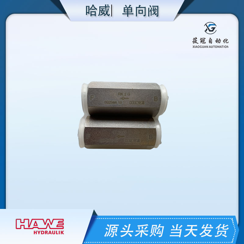 哈威插装阀RK2G RK1G RK0G RK4G单向阀德国哈威HAWE液压锁