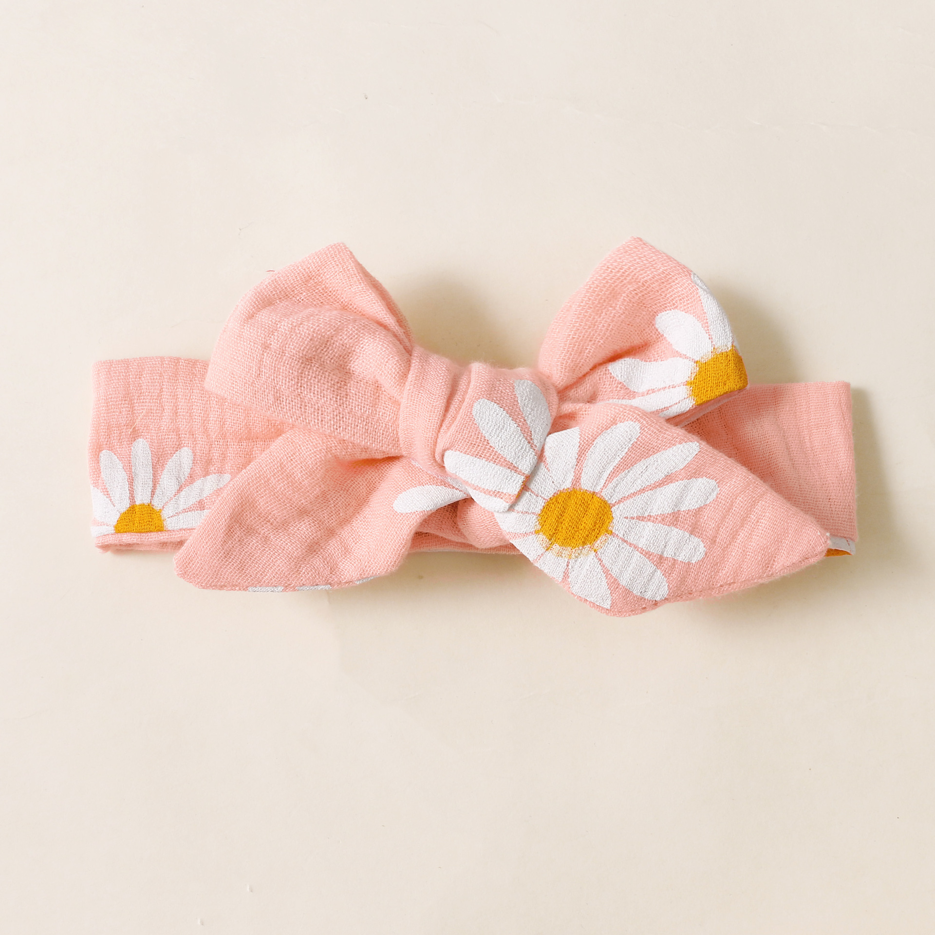 Cute Daisy Bowknot Cotton Blend Girls Dresses display picture 7