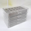 Acrylic storage box, jewelry, necklace, earrings, ring, stand, 72 cells