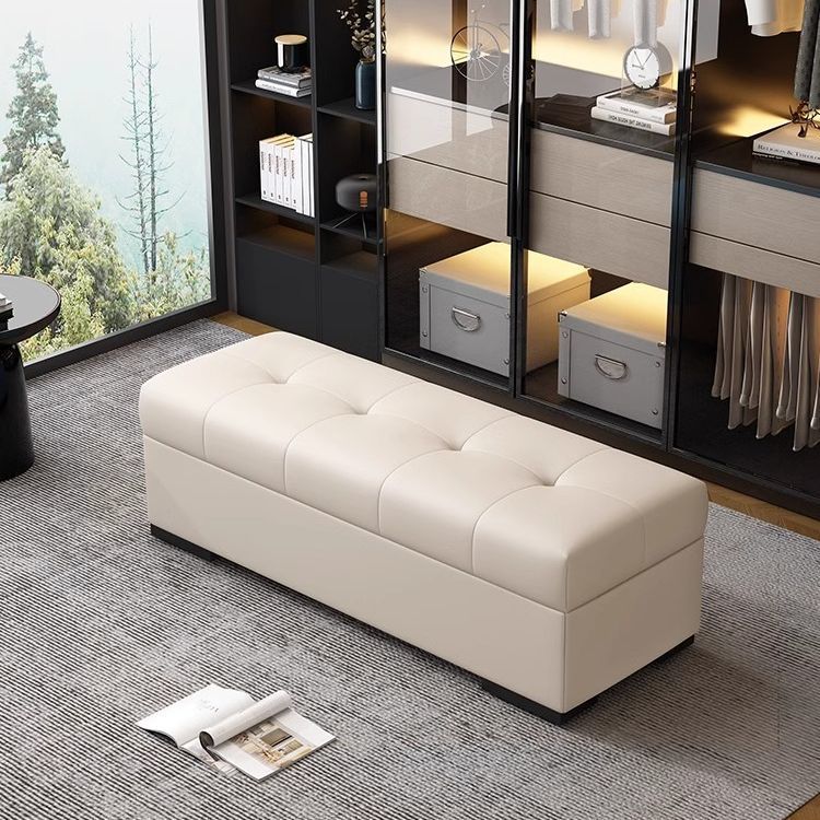 衣料品店のクローク、家庭用ロングソファスツール、ベッドエンドスツール、ドアレストスツール、収納靴交換スツール、収納家庭用|undefined