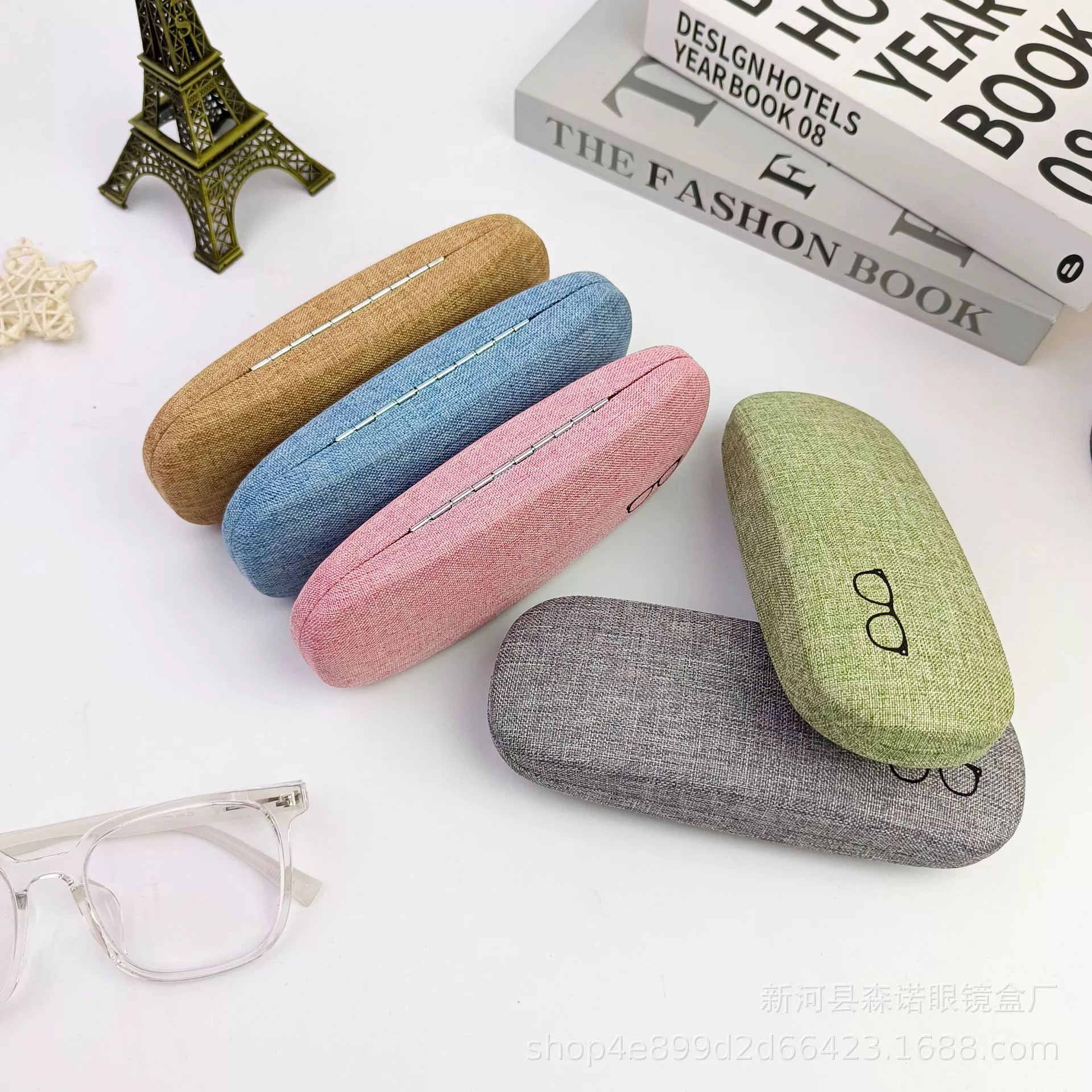 Футляр для очков по индивидуальному заказу, высококачественный простой мужской и женский футляр для оптических очков, портативный футляр для очков с защитой от давления, производитель