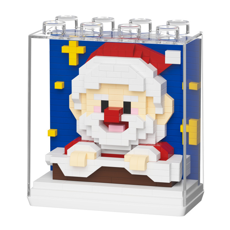 Chao Le Chuang 7255-7260 Santa Claus Gingerbread Man Montaje transfronterizo de bloques de construcción Juguetes para niños Regalos al por mayor