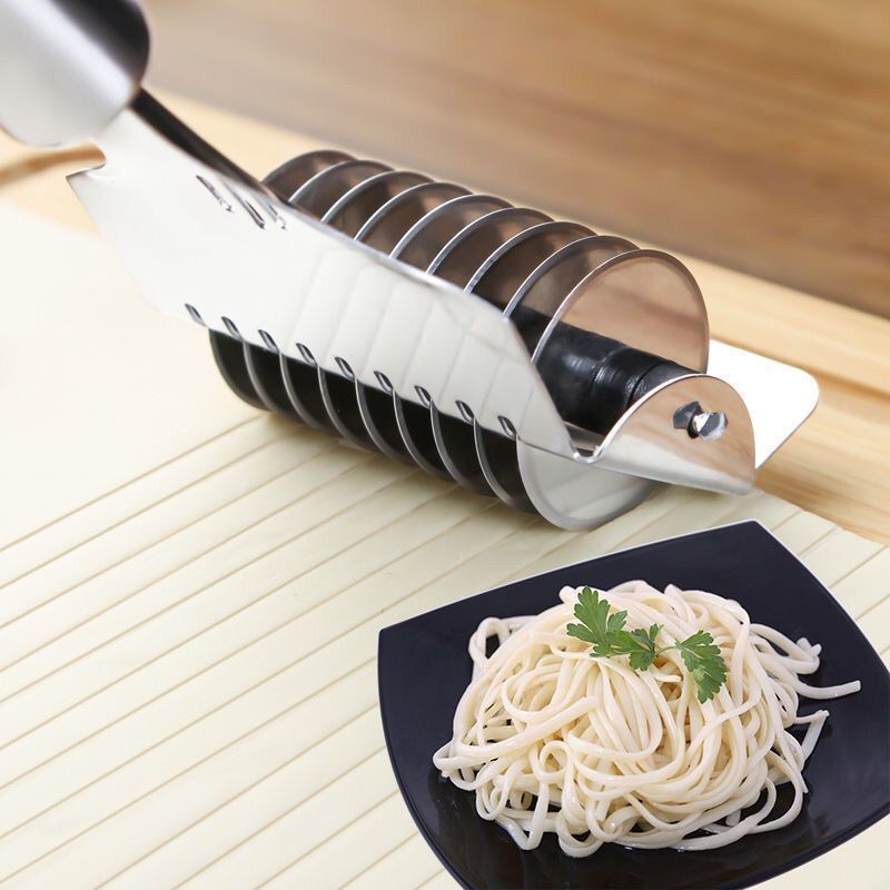 Cortador de Fideos Manual de Rodillo de Acero Inoxidable para Cocina image 3