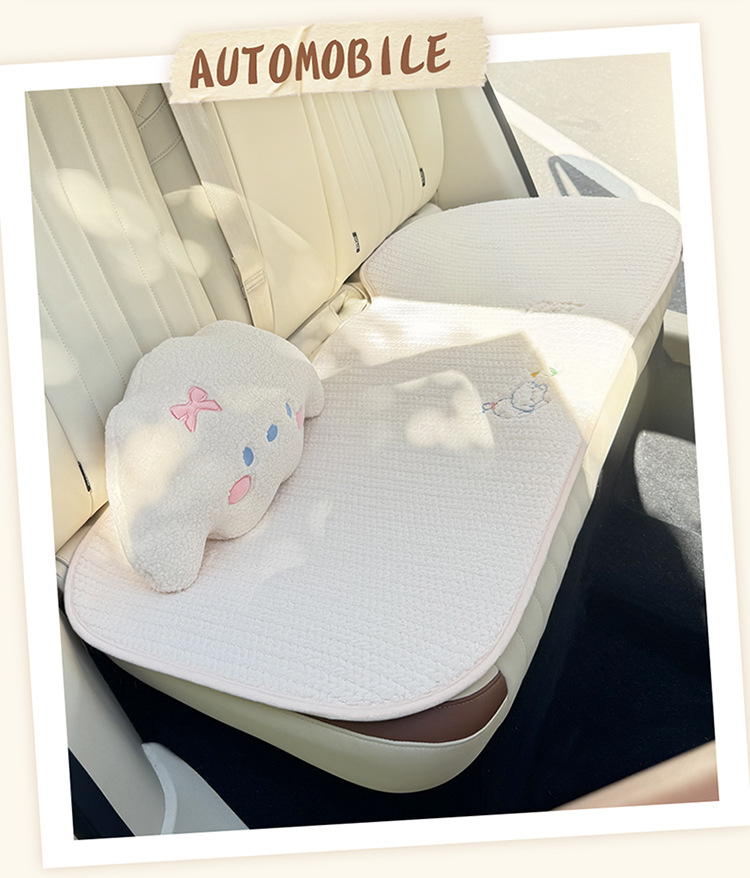 Car seat cushion winter plush seat cushion seat cover car cushion rear short plush four seasons thick autumn and winter car seat cover