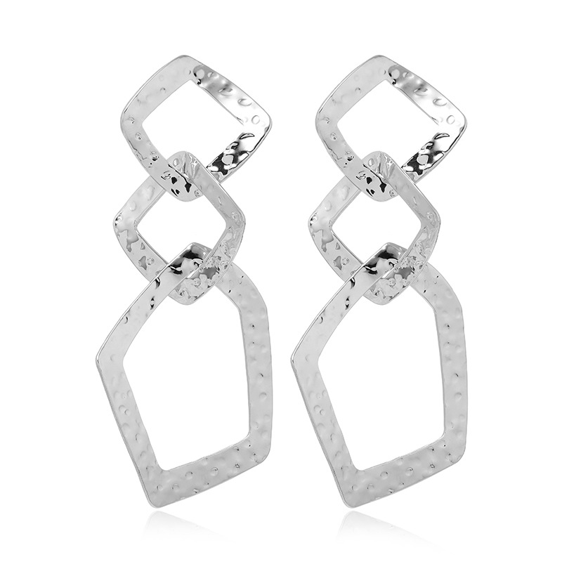 Wholesale Jewelry Alloy Geometric Fashion Long Earrings Nihaojewelry display picture 8