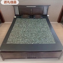 岫玉加热双人床垫A级玉石热垫送礼双温双控热敷床垫批发