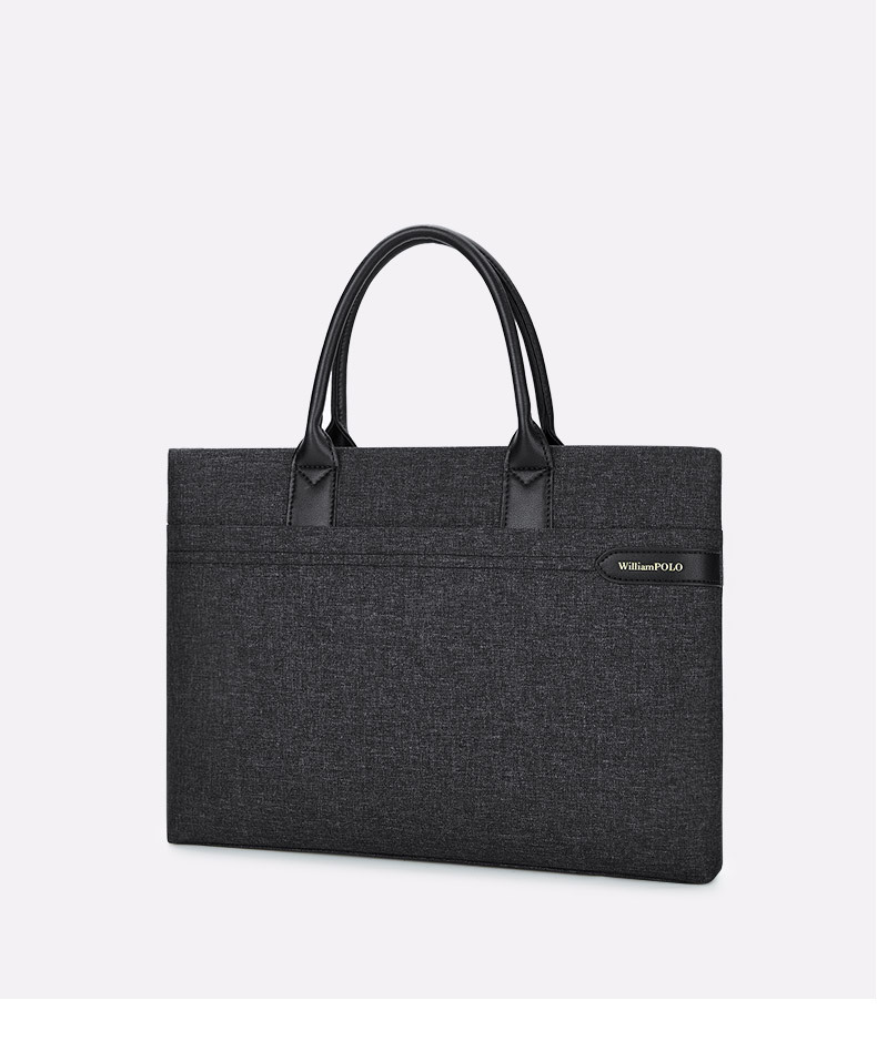 Cặp công sở nam vải canvas chống mài mòn đựng laptop đa năng chi tiết 18