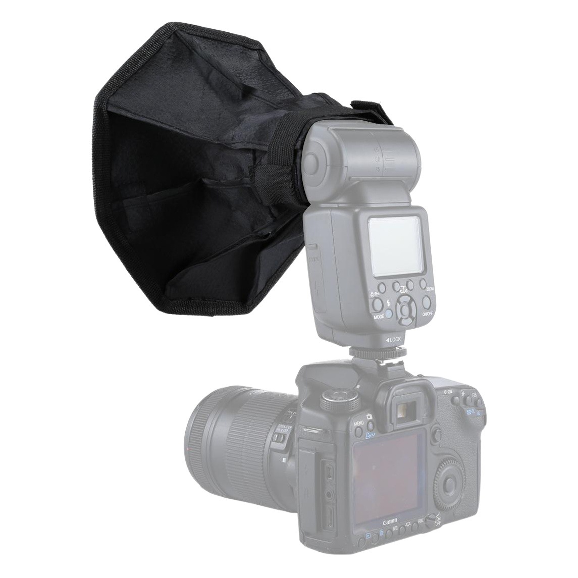 PULUZ Fat Cow softbox octogonal softcover 20CM softcover linterna softcover