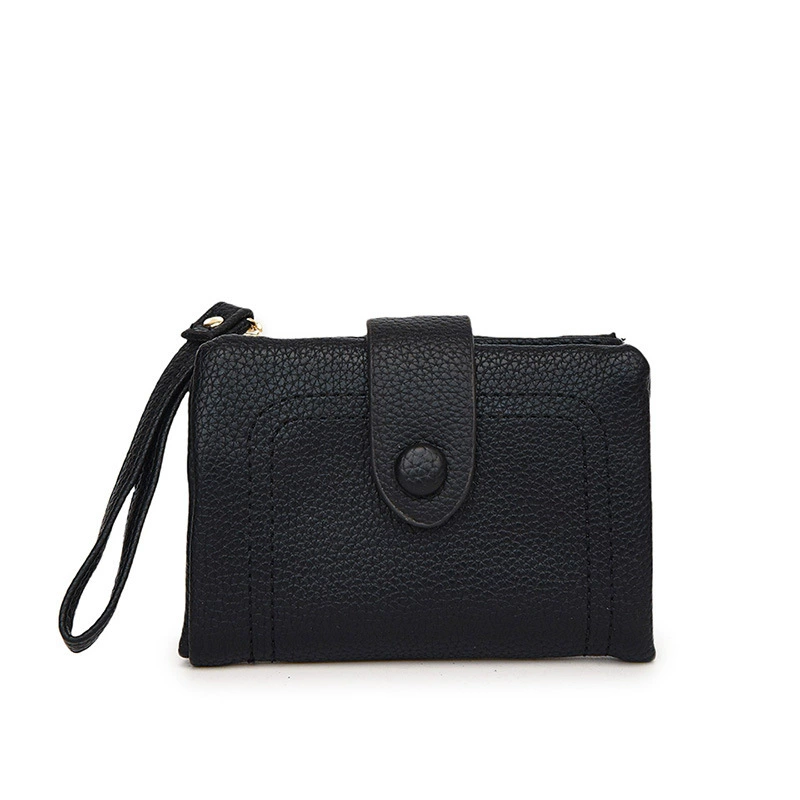(Cross-border trading), polyurethane short capacious fashionable folding wallet