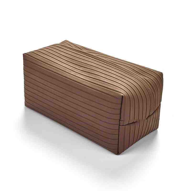 Caja de pañuelos a rayas simple, caja de dibujo con patrón de cuero, mesa de comedor para sala de estar, caja de almacenamiento, lujo ligero de alta gama para automóvil