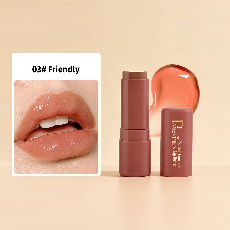 Cross-border PAGE VINE humectante lipstick humectante maquillaje popular cosmético para el cuidado de los labios Gloss labial TK