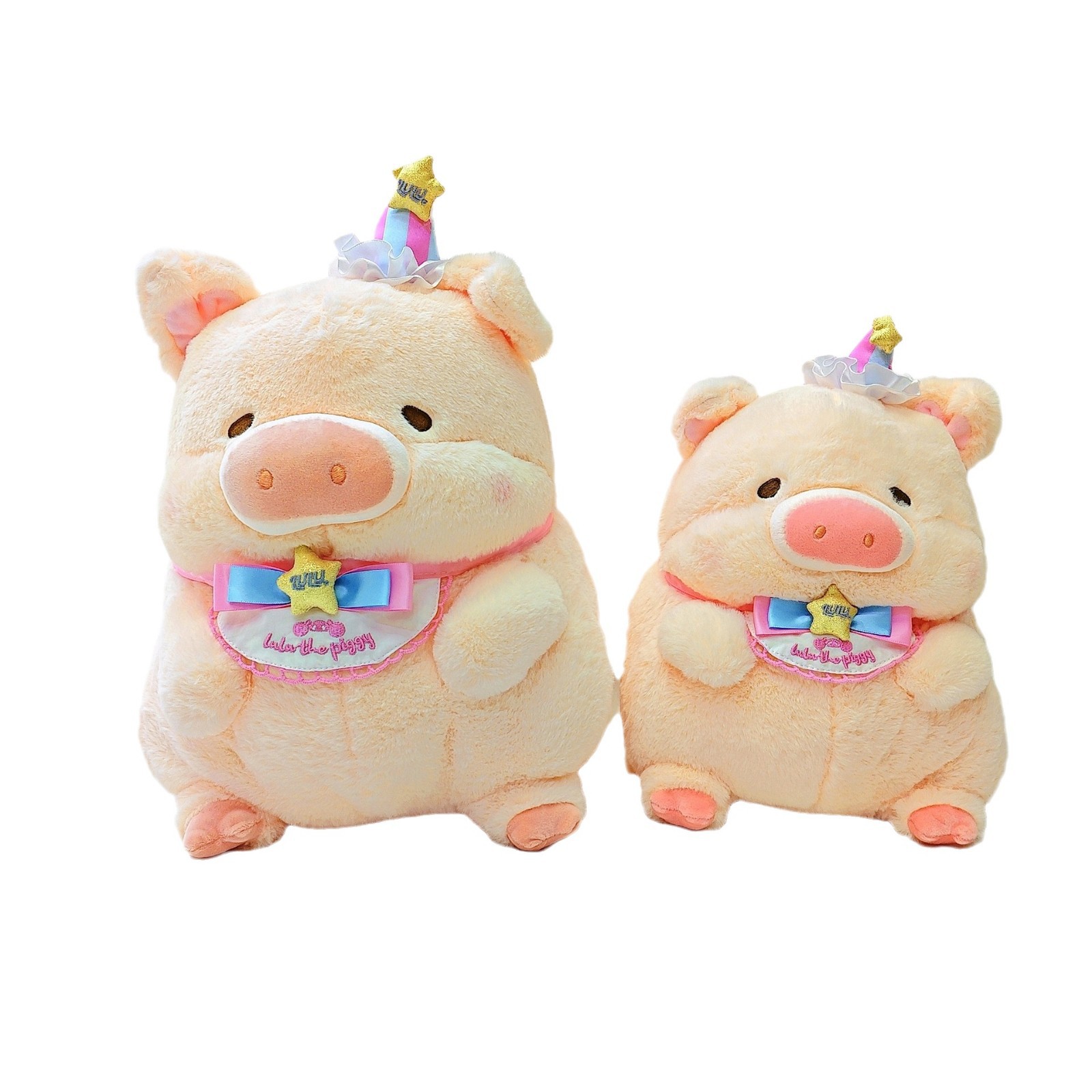 Cojín de Peluche Cerdo Lulu con Sombrero y Relleno de Algodón PP para Regalo de Cumpleaños image 6