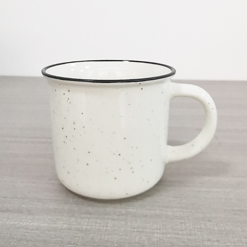 Taza de agua de procesamiento de lotes pequeños tazas de cerámica LOGO taza de agua taza de marca blanca taza de cerámica taza de café