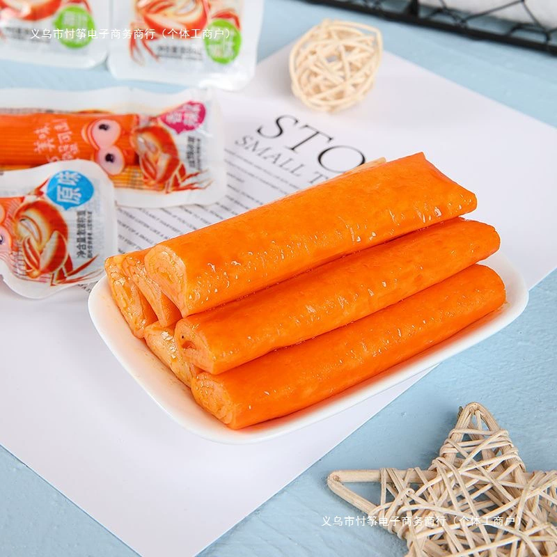 Вручную изготовленный вкус крабовый палочка из рыбы паста крабовый вкус рулета крабовый вкус палочка закуска из морепродуктов низкое содержание жира