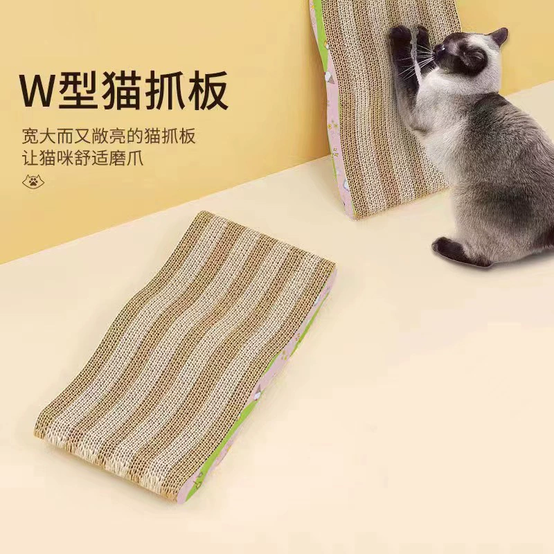 Волнистая новая гофрированная бумага для кошек утолщена и износостойка