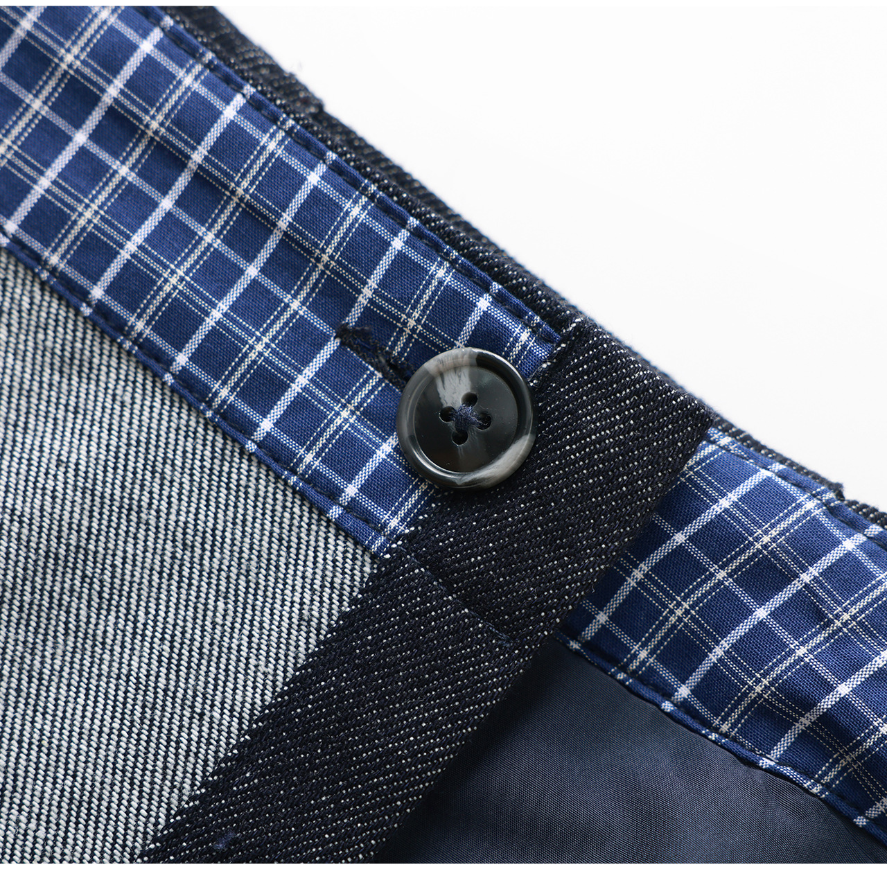 Chân váy jean nữ dáng suông một mảnh vải denim cotton thoáng khí — màu xanh đậm chi tiết 22