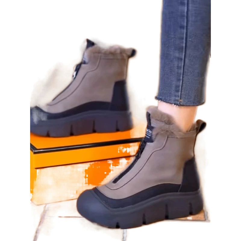 Universal high non-slip keep warm shoes platform, low boots