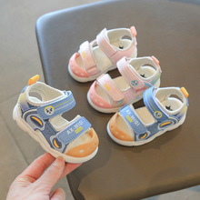 代发批发儿童凉鞋2023夏婴幼儿学步鞋女宝宝机能鞋防滑男童沙滩鞋