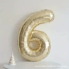 OPP, 40 дюймов, платиновый, цифра 6