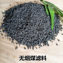 厂家定制无烟煤滤料 过滤水滤池滤料 工业污水净化处理无烟煤颗粒