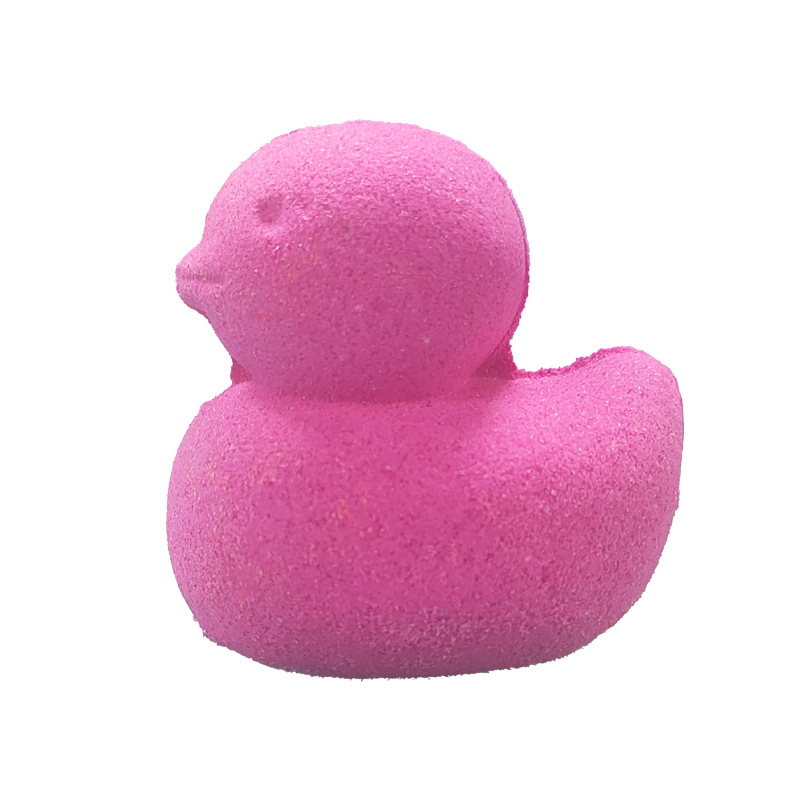 작은 오리 목욕 소금 볼 로즈 레드