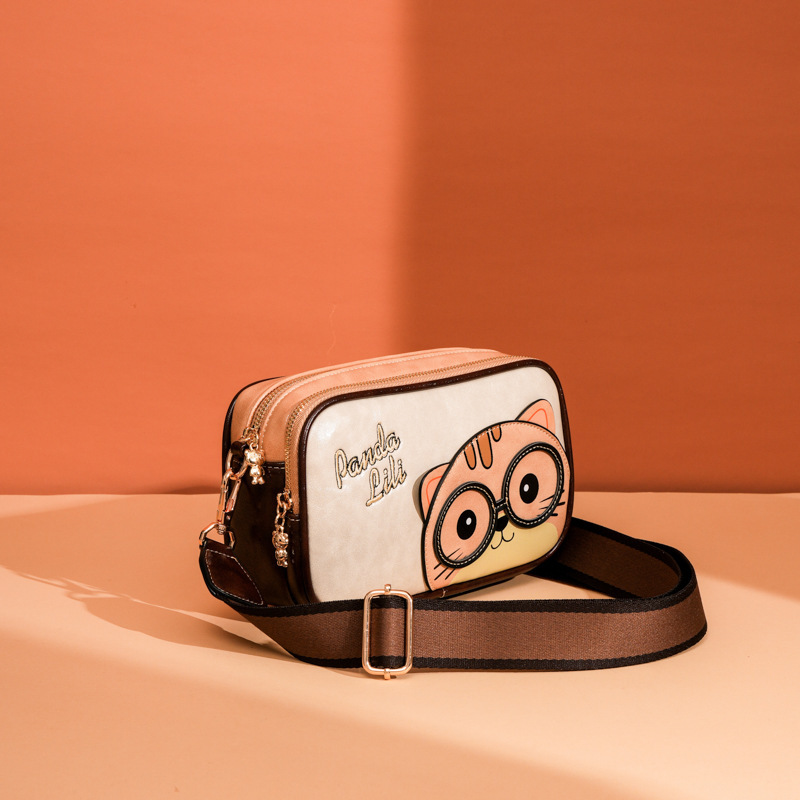 2026 nuevo lindo bolso cuadrado de dibujos animados bolso de mujer bolso de moda bolso de teléfono móvil bolso de hombro bolso pequeño