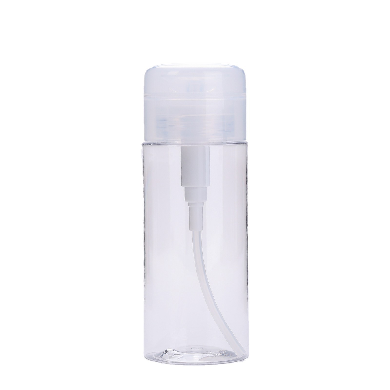 100 / 120 / 150 / 200ml botella de maquillaje de manicura PET botella de desmaquillaje de plástico transparente botella de prensado image 5