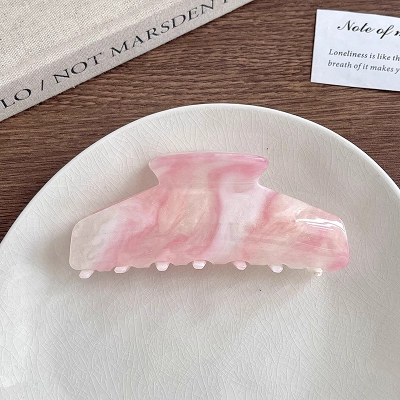 Gran clip de agarre de ácido acético retrógrado francés, clip de pescado, clip de cabello sofisticado, clip de cabello de alta calidad, pinza de cabello para el cabello.