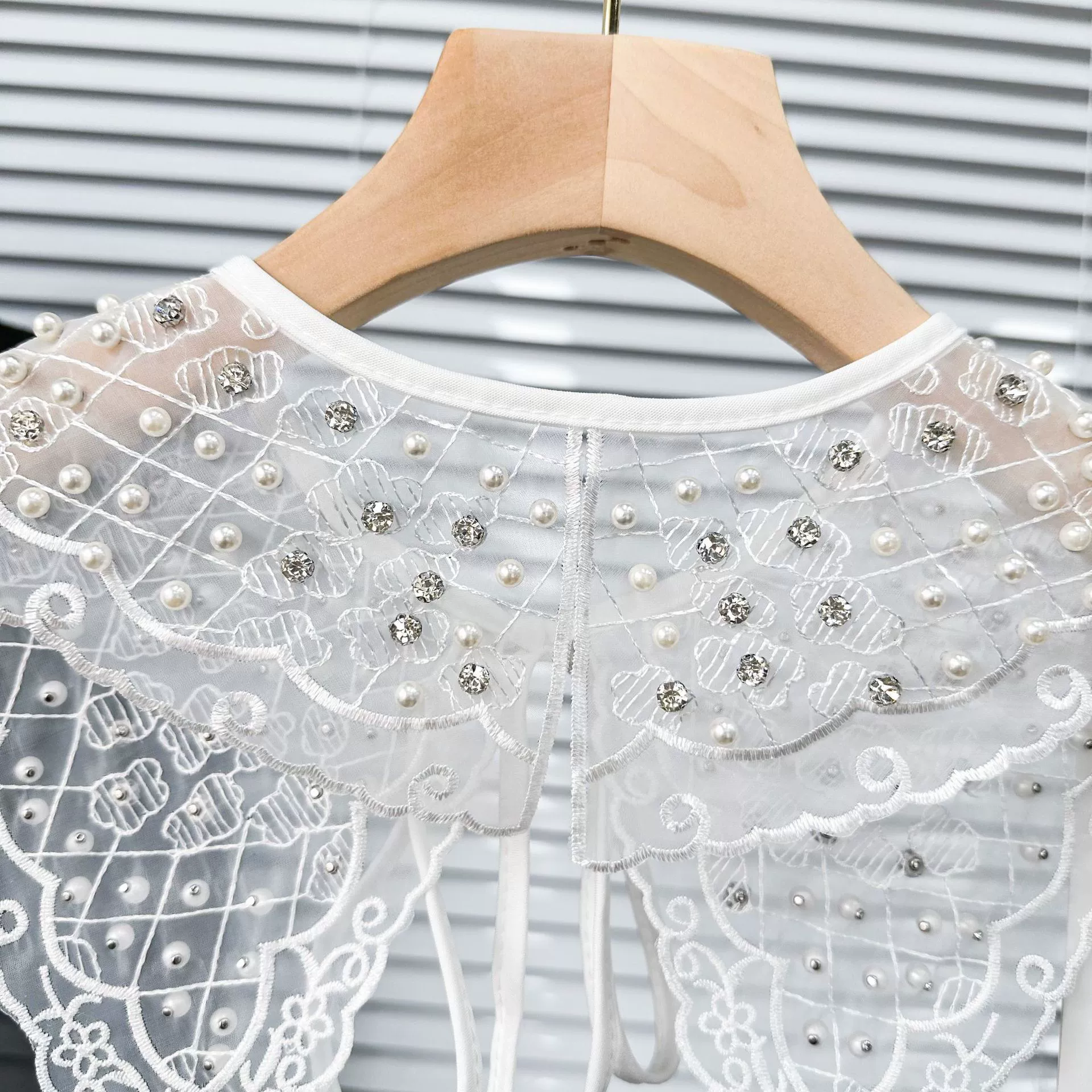 Ложный воротник из жемчуга, плащ, стиль Chanel, французский стиль, опт