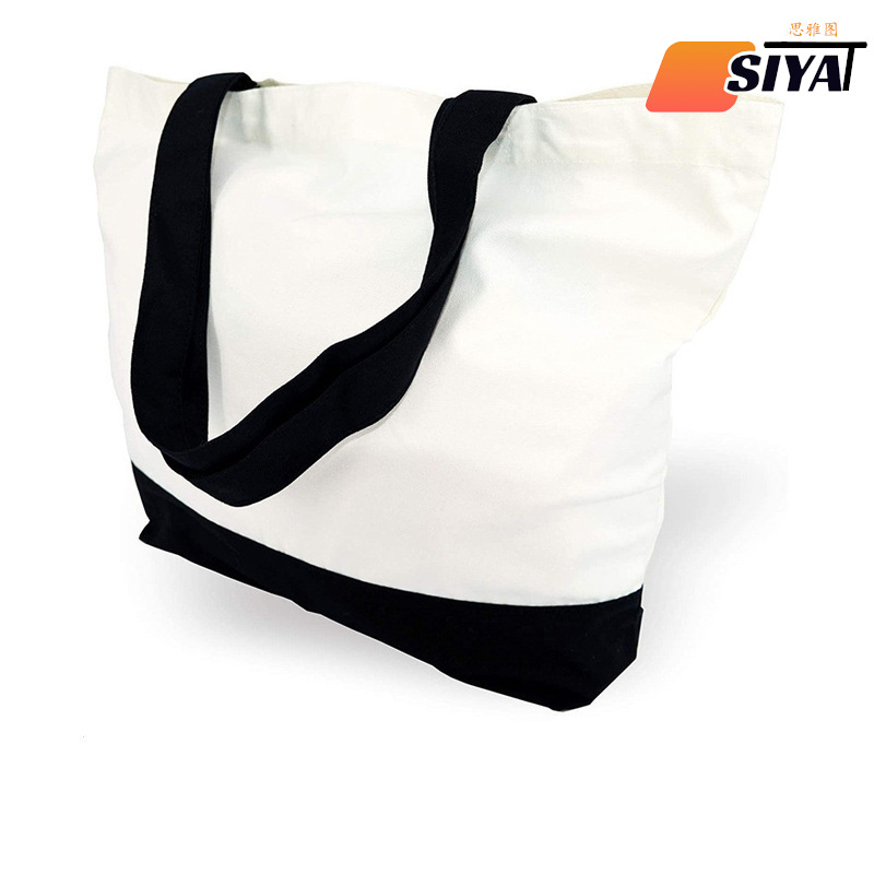 定制补习袋定制棉帆布手提托特包袋可重复使用的购物袋菜篮子女包