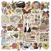 50 sheets of vintage decorative stickers DD162