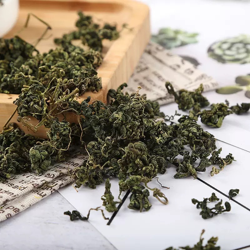 Jiaogulan Tea 500g Gynostemma pentaphyllum Dried Herbal Tea Leaves for Daily Brewing quality and texture