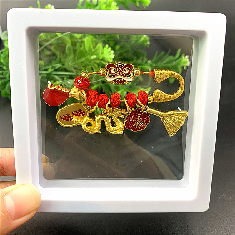 子供の驚き安全ピンの携帯ストラップ赤ちゃんの驚き防止レトロなアクセサリーのペンダント妊婦の平安ブローチ