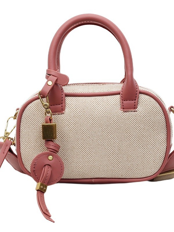 Bolsa de bolos de nicho coreano bolsas de bolos de mano lienzo colgante de color retro de alta calidad bolsas de hombro