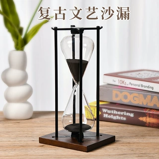 定制计时器高级感时间沙漏 创意复古儿童刷牙摆件沙漏