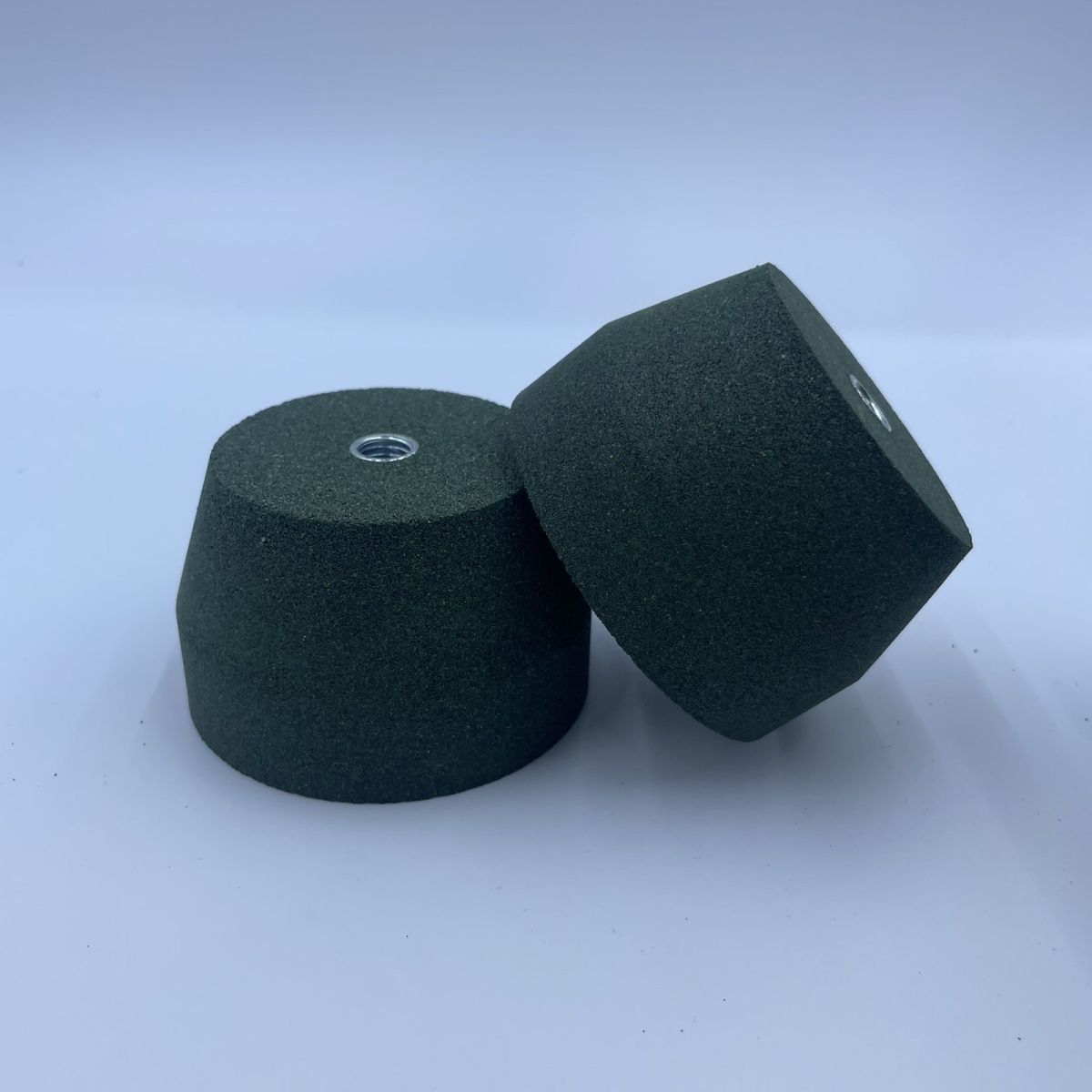 石材砂轮喇叭型花岗岩打磨片金属抛光修边绿碳化硅角磨机磨刀神器