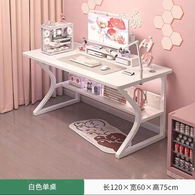 电脑桌台式家用电竞桌卧室加厚粗桌子工作台书桌学生学习桌办公桌|undefined
