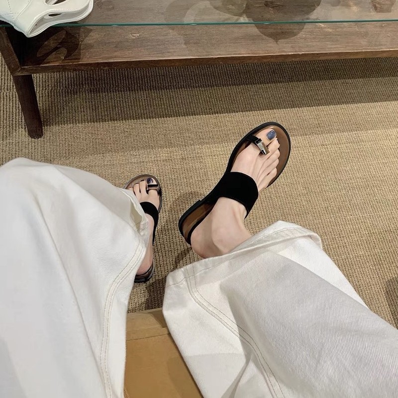 グレープママと同じスタイルで身長が4cm伸びる～女性用ワンストラップアウターウェア夏用ビーチサンダルビーチフラットサンダル|undefined
