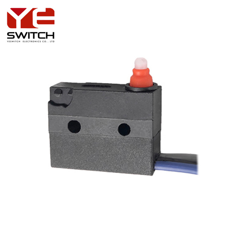 电机控制器开关IP67迷你防水防尘小型长柄可带线微动开关