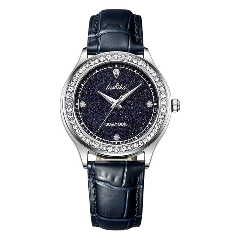 Lushika Uhr Weibliche Starry Sky Uhr Douyin Gleichen Stil Uhr Mode Cross-Border Licht Luxus Wasserdichte Quarzuhr Großhandel_voghion.com