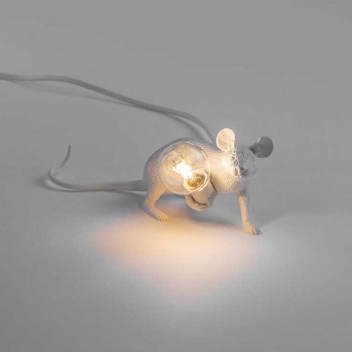 Cross-border cartoon mouse table lamp Nordic animal lamps living room dining room bedroom clothing store resin ornaments bedside lamp