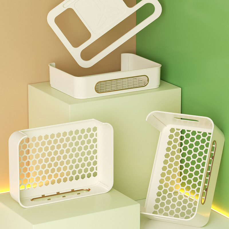 Wifiルータ収納ボックステレビセットトップボックス物置棚コンセント電線整理神器無線光猫置き|undefined
