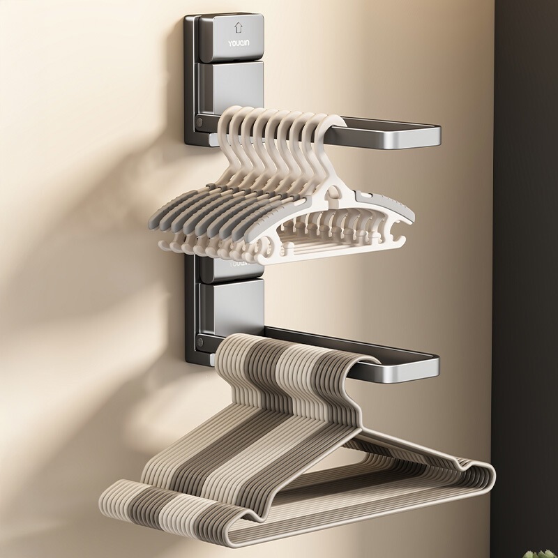 Suction Cup Clothes Hanger Storage Organizer for Home Use, No-Drill Storage Rack, Wall-Mounted Hanger Rod for Balcony Suction Cup Clothes Hanger Storage Organizer for Home Use, No-Drill Storage Rack, Wall-Mounted Hanger Rod for Balcony