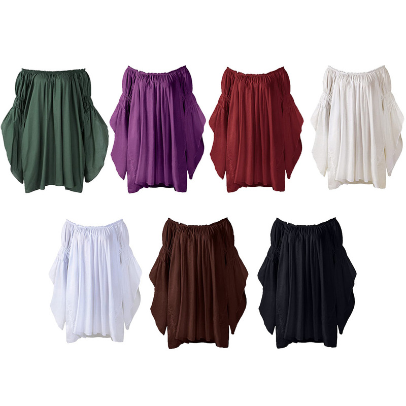 Renaissance Peasant Dress Up Pirate Fairy Celtic Shirt Halloween cosplay