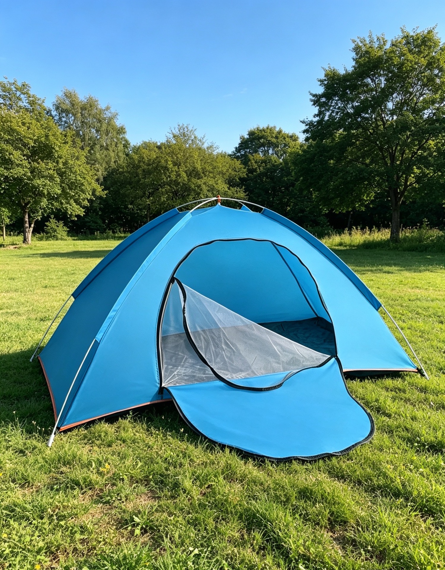 Tent for Outdoor Camping, Double, 3-4 Person, Automatic Pop-Up, No Assembly Required, Wholesale, Camping, Beach, Rainproof, Cross-Border