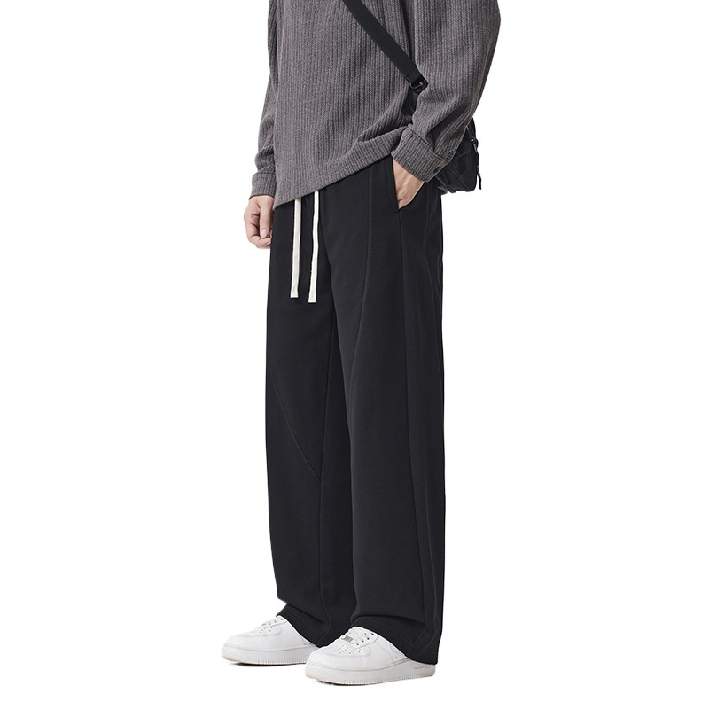 Nuevos pantalones pesados de estilo masculino estilo casual pantalones de diseño linea pantalones largos sueltos pantalones deportivos rectos image 5