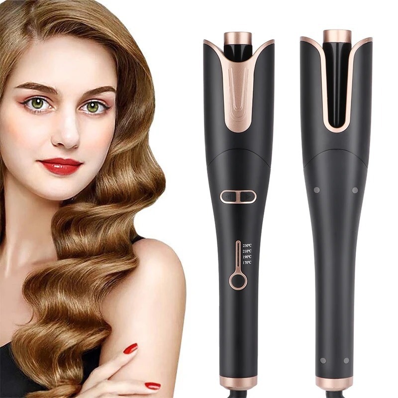 Fully Automatic Curling Iron for Women with Large Curls and Waves, Negative Ion Long-Lasting Styling Dormitory Lazy Curling Artifact Electric Curling Iron