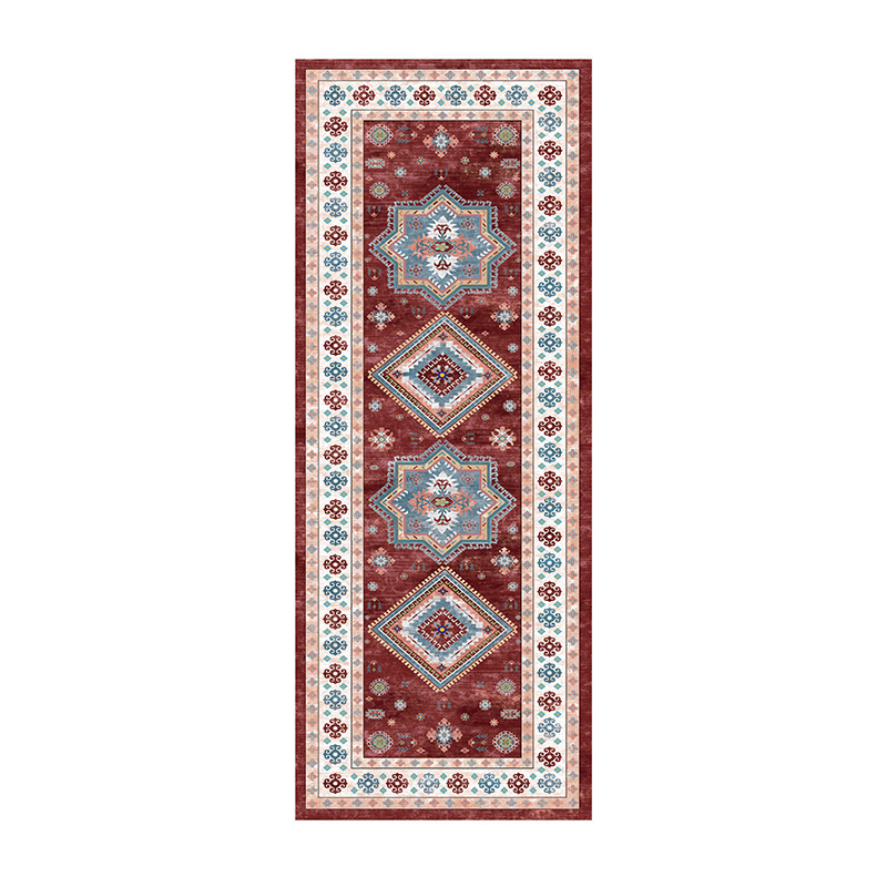 Tappeto persiano vintage stile boho nordic per camera da letto_voghion.com
